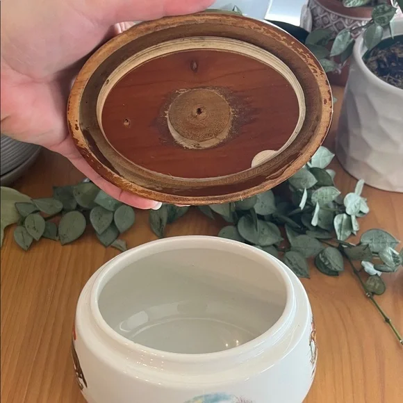 🚨SOLD ELSEWHERE🚨Vintage Tobacco Storage Humidifier Jar By Peterson’s Ltd. Italy - Picture 7 of 14